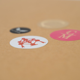 Customized Customizable stickers 4,5x4,5 CM | STICKER | HOT FOIL PRINTING