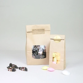 Customized Paper pouches With window Ecopack