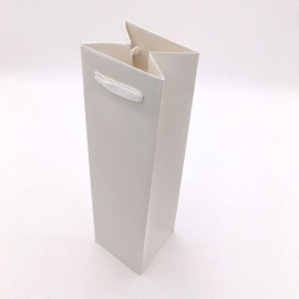 Customized Bags with rope or ribbons handles Laminated bottle bag