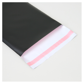 Customized Plastic pouches Black matte synthetic pouch