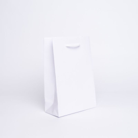 Customized Bags with rope or ribbons handles Laminated paper bag