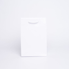 Customized Bags with rope or ribbons handles Laminated paper bag