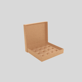 Twinpart 16.5x16.5x2.7 cm | Gift Box with Lid & Insert