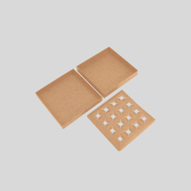 Twinpart 16.5x16.5x2.7 cm | Gift Box with Lid & Insert