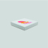 Twinpart 16.5x16.5x2.7 cm | Gift Box with Lid & Insert