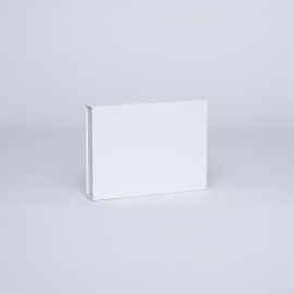 Hingbox 15.5x11x2 cm | Flat Rigid Gift Box with Hinged Lid