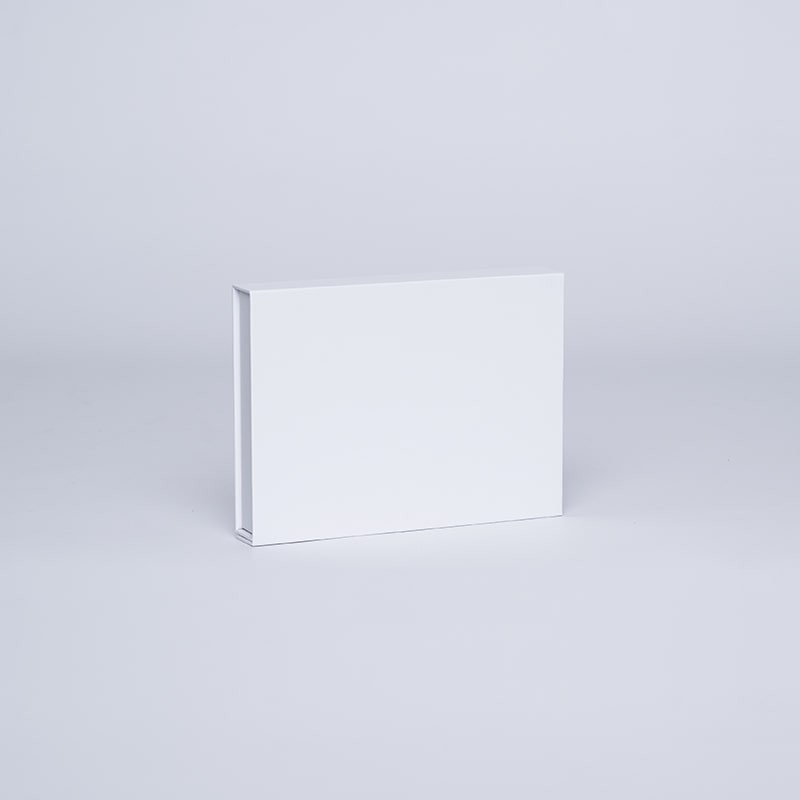 Hingbox 15.5x11x2 cm | Flat Rigid Gift Box with Hinged Lid