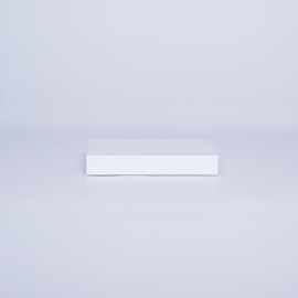 Hingbox 15.5x11x2 cm | Flat Rigid Gift Box with Hinged Lid