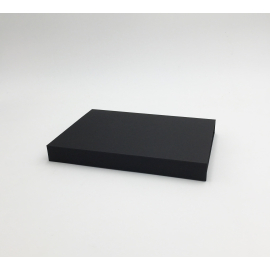 Hingbox 21x15x2 cm | Flat Rigid Gift Box with Hinged Lid