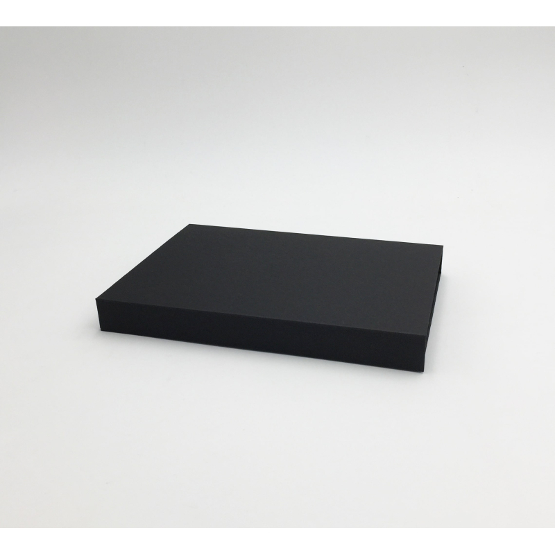 Hingbox 21x15x2 cm | Flat Rigid Gift Box with Hinged Lid