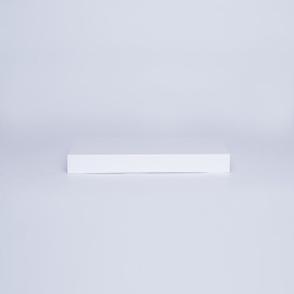 Hingbox 21x15x2 cm | Flat Rigid Gift Box with Hinged Lid