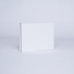 Hingbox 21x15x2 cm | Flat Rigid Gift Box with Hinged Lid