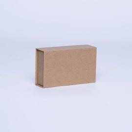 Hingbox 21x15x2 cm | Flat Rigid Gift Box with Hinged Lid