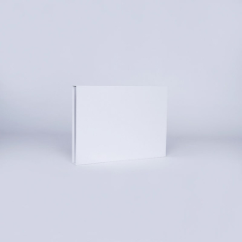 Hingbox 30x21x2 cm | Large Flat Rigid Gift Box with Lid