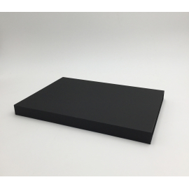 Hingbox 30x21x2 cm | Large Flat Rigid Gift Box with Lid