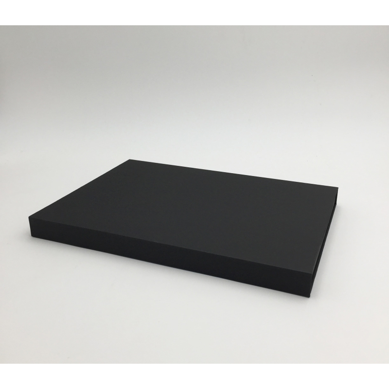 Hingbox 30x21x2 cm | Large Flat Rigid Gift Box with Lid