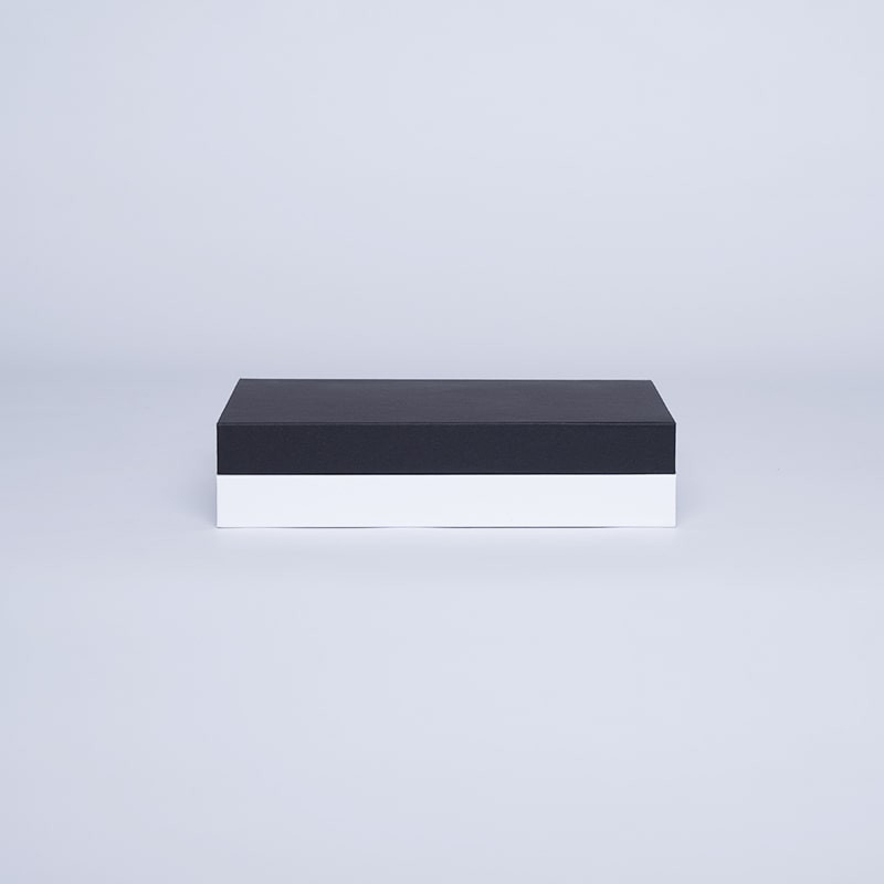 Hingbox 30x21x2 cm | Large Flat Rigid Gift Box with Lid