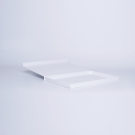 Hingbox 35x23x2 cm | Large Flat Rigid Gift Box with Lid
