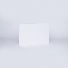 Hingbox 35x23x2 cm | Large Flat Rigid Gift Box with Lid