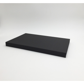 Hingbox 35x23x2 cm | Large Flat Rigid Gift Box with Lid