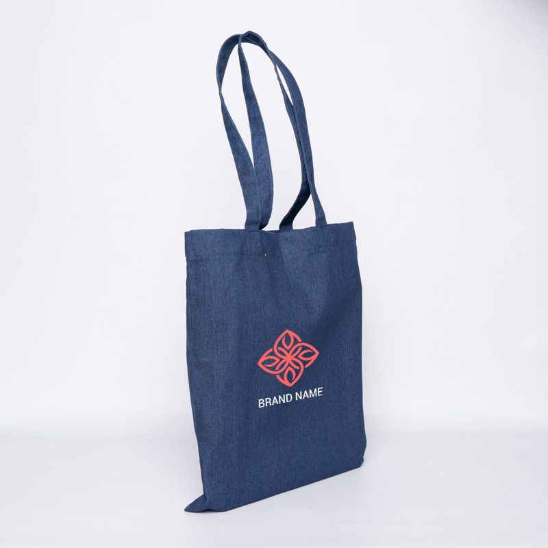 Denim Tote Bag 38x42 cm – Stylish & Durable Jean Fabric Tote