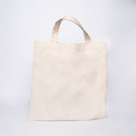 Cotton Tote Bag 38x42 cm with Pouch – Durable & Eco-Friendly