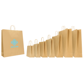 Natural Kraft Safari Bag with Twisted Handles – Eco-Friendly & Sturdy
