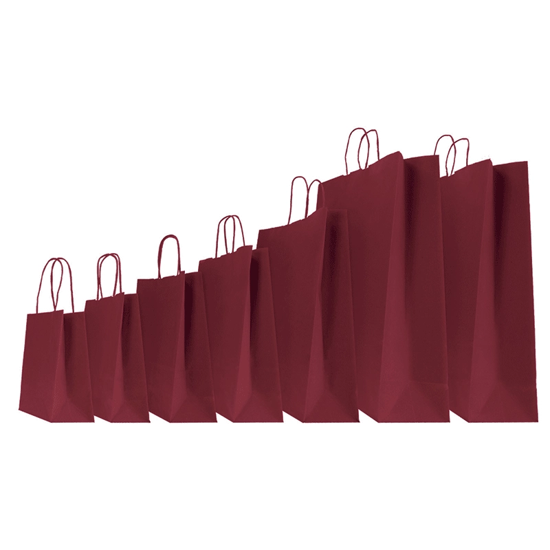 COLORED SAFARI PAPER BAG WITH TWISTED HANDLES COLORED SAFARI PAPER BAG WITH TWISTED HANDLES