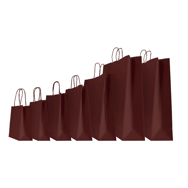 COLORED SAFARI PAPER BAG WITH TWISTED HANDLES COLORED SAFARI PAPER BAG WITH TWISTED HANDLES