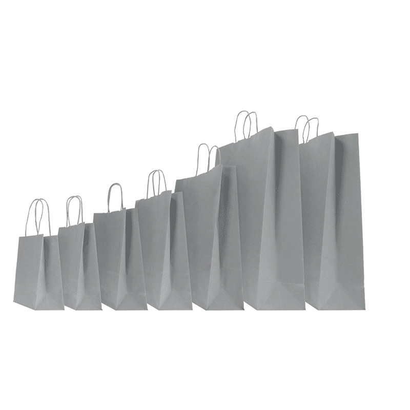 COLORED SAFARI PAPER BAG WITH TWISTED HANDLES COLORED SAFARI PAPER BAG WITH TWISTED HANDLES