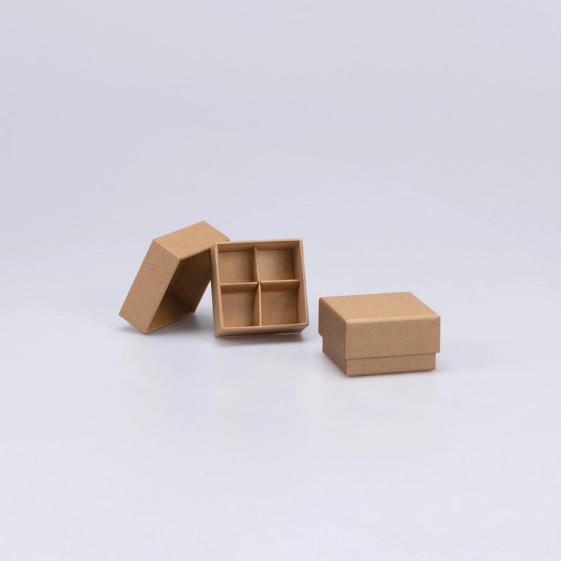 TWINPART | 6X6X2.9 CM | BOX WITH LID AND INSERT TWINPART | 6X6X2.9 CM | BOX WITH LID AND INSERT