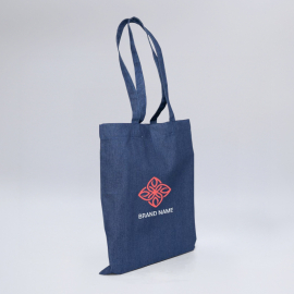 Denim Tote Bag 38x42 cm – Stylish & Durable Jean Fabric Tote