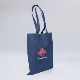 Denim Tote Bag 38x42 cm – Stylish & Durable Jean Fabric Tote