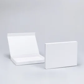 Hingbox 30x21x2 cm | Large Flat Rigid Gift Box with Lid